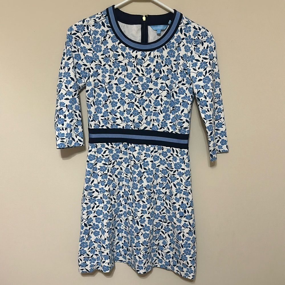 Draper James Dresses Honeycomb Floral Ponte Dress